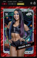 WWE Topps Slam Cosmic DIGITAL Roxanne Perez Legendary 5 CC