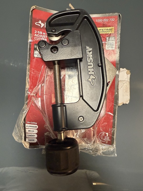 Husky 2-1/8 in. Heavy Duty Quick-Release Tubing Cutter