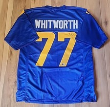 Andrew Whitworth Los Angeles Signed Autographed Jersey COA BAS BECKETT #BS65650