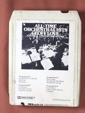 Geoff Love  His Orchestra All-Time Orchestral Hits 8 Track Stereo Cartridge EMI