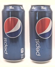 2024 Special Dark Blue Pepsi Tall Bottom emptied Can -383