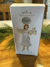 2009 Hallmark Keepsake Ornament Mom To Be Down-To-Earth Angels In Box 