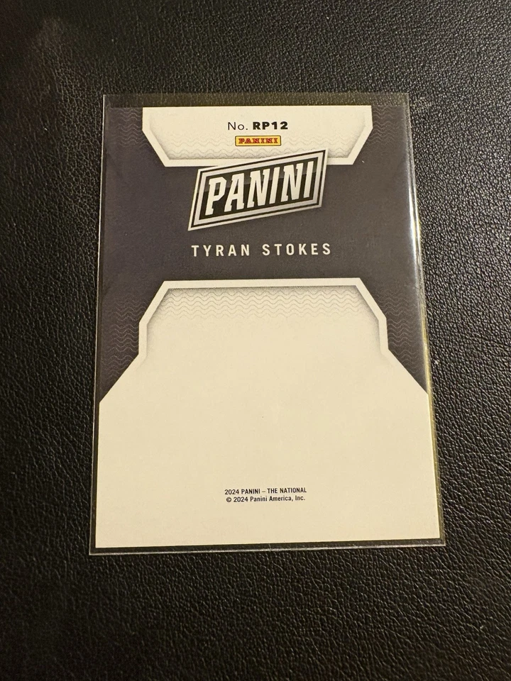 2024 Panini National NSCC Tyran Stokes Prospects Bronze /199 RP12 Rookie Rc - Image 2 of 4