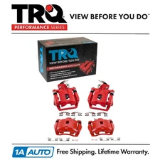 TRQ Performance Brake Caliper Set Performance Fits 2008-2012 Honda Accord