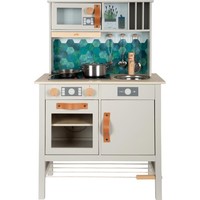 Legler Small Foot KinderküChe Tasty Rollenspielzeug Ab 3 Jahre Holz Grau 12672