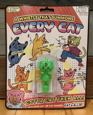 Obvious Plant A Whistle That Summons Every Cat Caller Internet Meme Art Toy  /500 | eBay