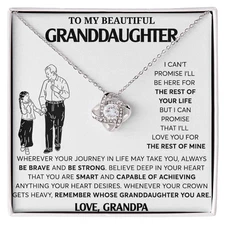 A Meaningful Gift from a Loving Grandpa – Necklace with Message Card