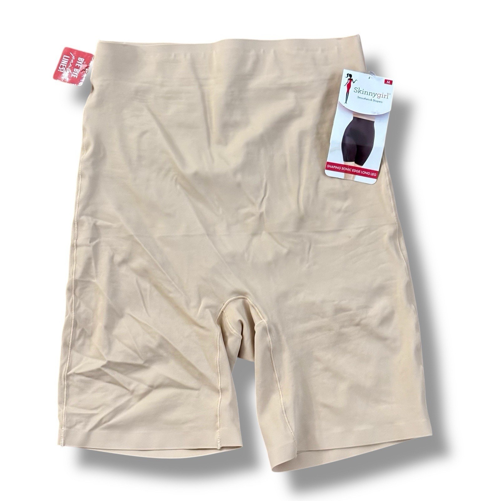 Skinnygirl Size M Sonic Edge Tummy Control Thigh Shaper Shorts NWT