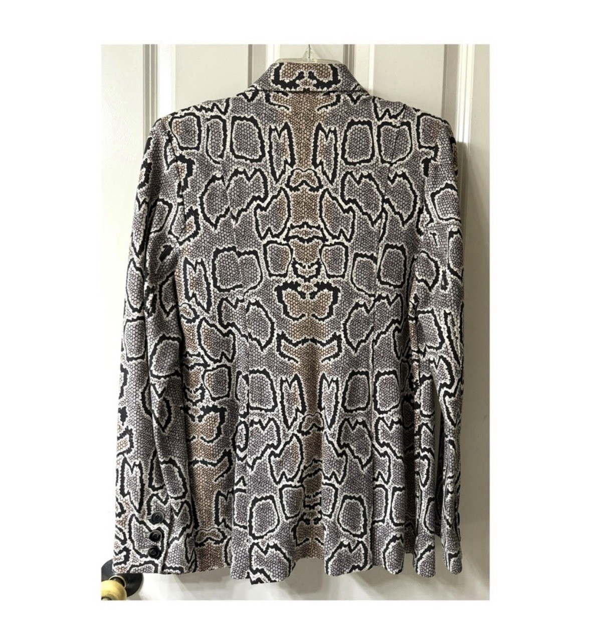 CAbi Python Print Double Breasted Blazer Style 37… - image 7