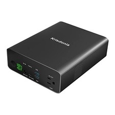 Power Bank with AC Outlet, Portable Laptop Charger Battery Bank USB C Black