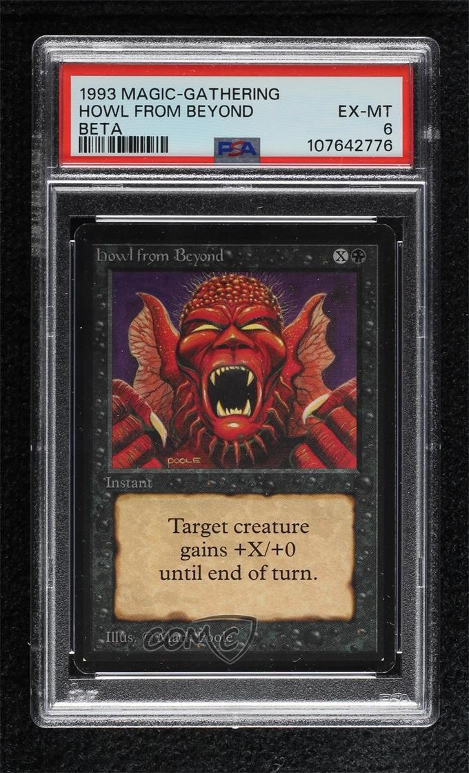 Howl from Beyond Magic: Limited Edition Beta PSA 6 1993