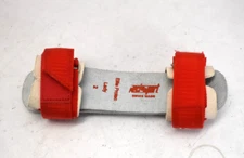 Reisport Womens Elite Protect Uneven Bar Grips Red Leather Handles Lady 2 Pair