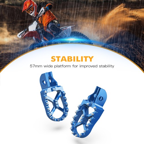 NICECNC Foot Rest Pegs For Husqvarna 125 250 300 350 450 501 TE FE 2017-2023 - Picture 4 of 12