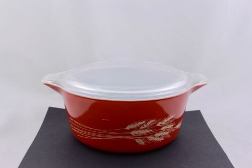 PYREX AUTUMN HARVEST CASSEROLE SET - 3 ROUND CASSEROLE DISHES WITH LIDS - Picture 2 of 16