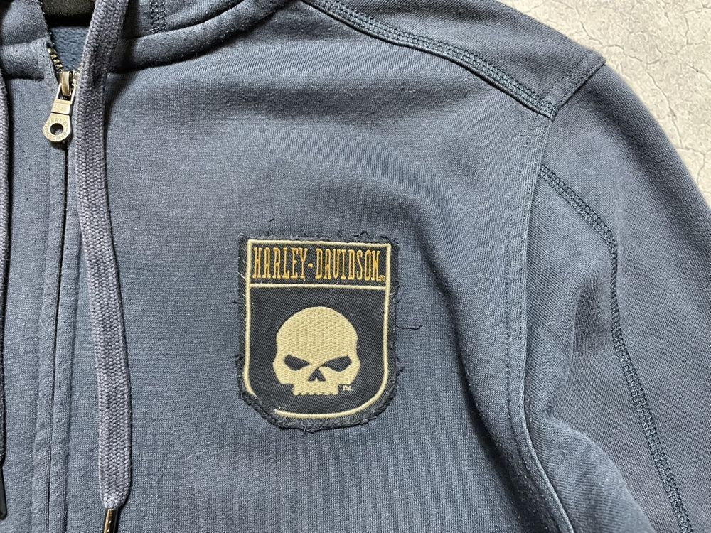 HARLEY-DAVIDSON スカルロゴ フリースパーカー HARLEY-DAVIDSON スカルロゴ フリースパーカー Harley-Davidson