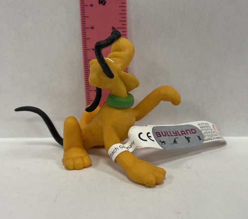 Topolino Clubhouse Plutone cane Disney Bullyland 15347 Modellino giocattolo topper torta - Foto 6 di 6