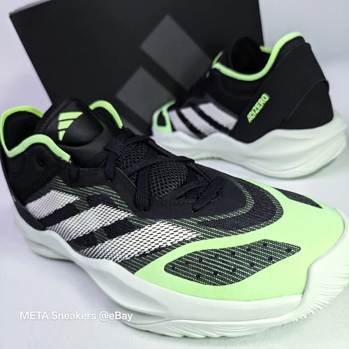 Adidas US 12 Men's Black/White/Green Basketball Light Adizero Select  IE7870 New