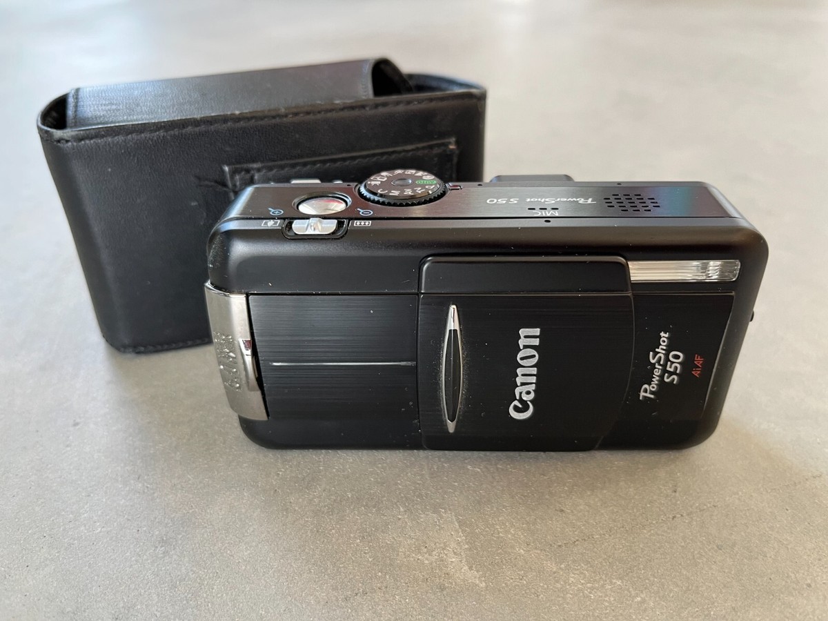 Canon PowerShot S50 5MP Digital Camera w/ 3x Optical Zoom | eBay