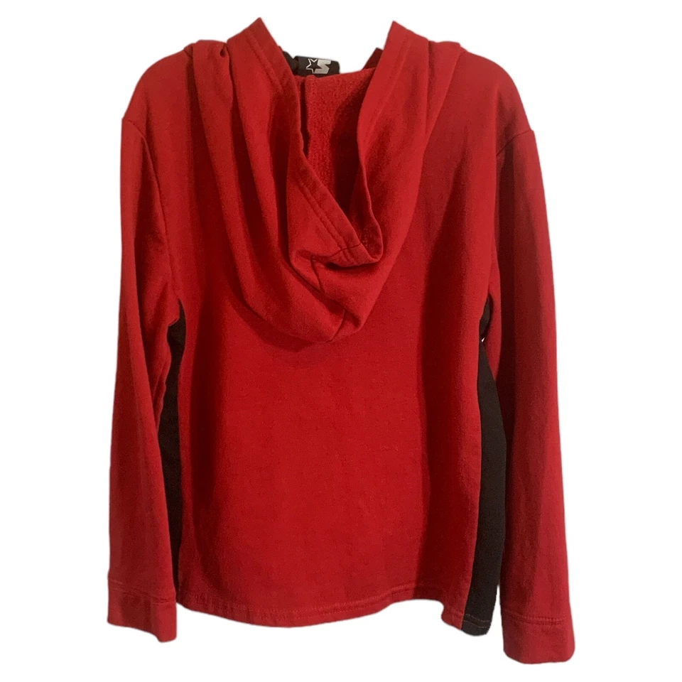 Suéter ligero de manga larga rojo y negro Starter Boys talla 6-7 Foto 4 de 4