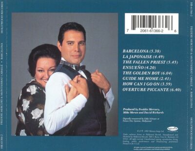 FREDDIE MERCURY / MONTSERRAT CABALLÉ BARCELONA NEW CD