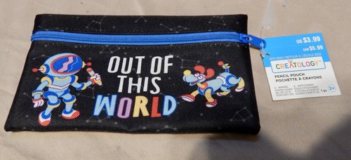 Pencil Pouch For School You Choose Type 8" x 4 1/2" Creatology Zipper NWT 249Q - Picture 9 of 10
