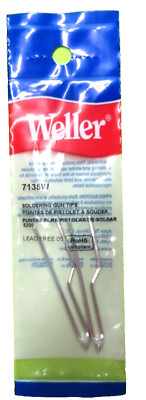  Weller 7135W #7135 Replacement Soldering Gun Tip 8200  Pack of 2  NEW
