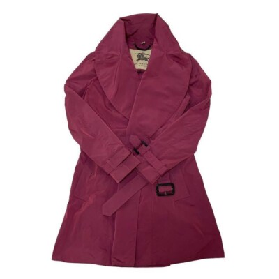 BURBERRY LONDON trench coat Woman's Purple size 175/84A