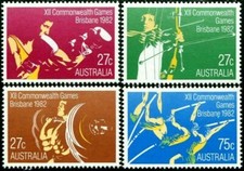 Australia 1982 - Brisbane Commonwealth Games - Set of 4 -  MNH