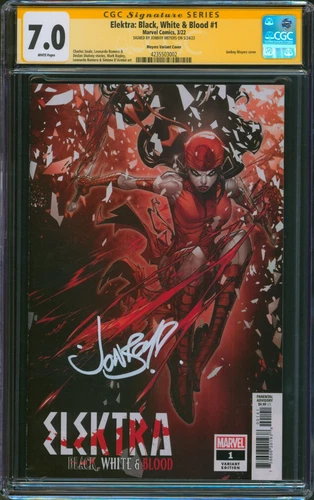 Elektra: Black, White, and Blood #1 CGC 7.0 3/22 4235030002 - Var; Meyers signed