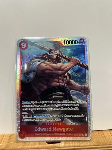 Edward Newgate SR OP02-004 - Paramount War - One Piece TCG - English