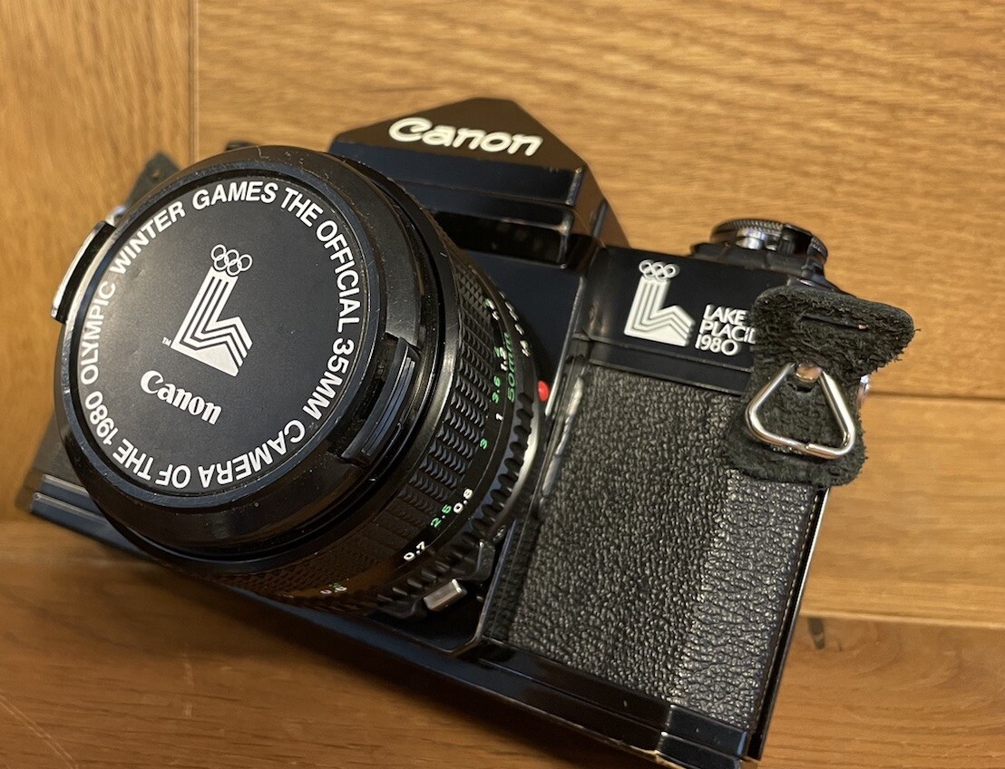 Canon F-1 後期 LAKE PLACID 1980 オリンピック Canon F-1 Olympic 1980 Lake Placid – FLASHBACK CAMERA