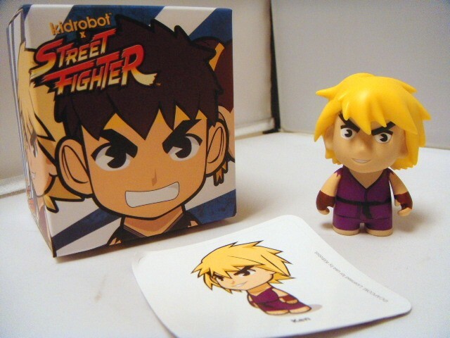 Kidrobot Street Fighter Series 2 Ken Purple mini 3 inch