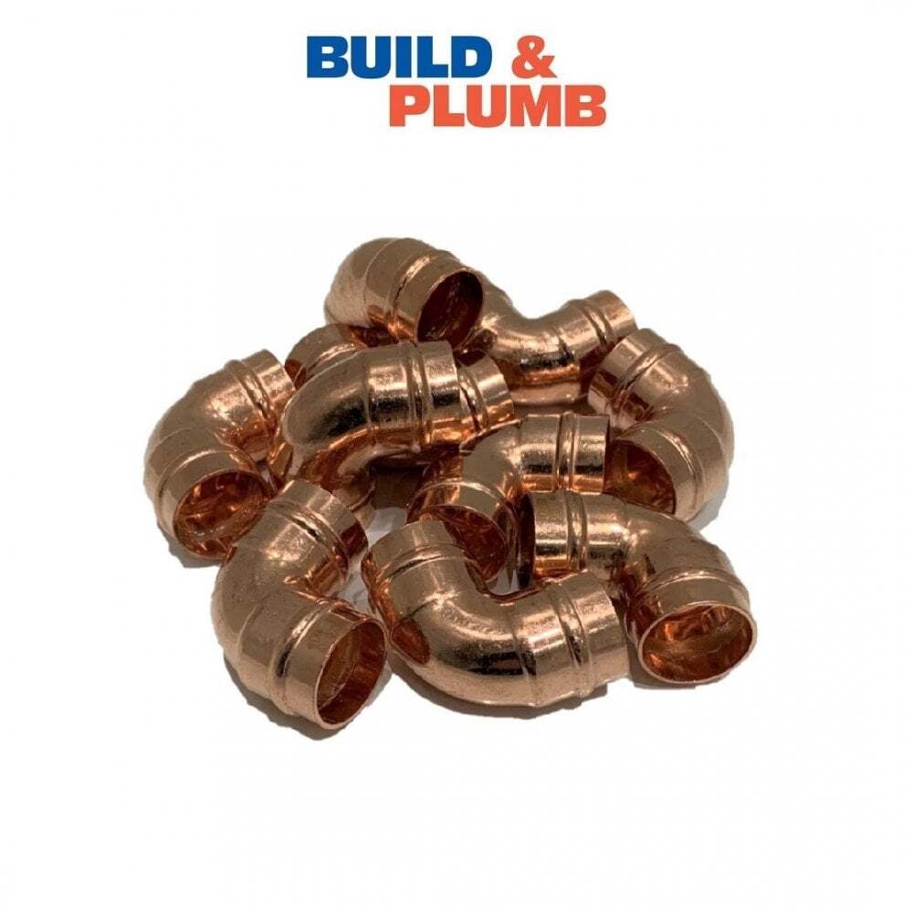 15mm Solder Ring 90° Elbow Copper Pipe Fitting Yorkshire Type Packs eBay