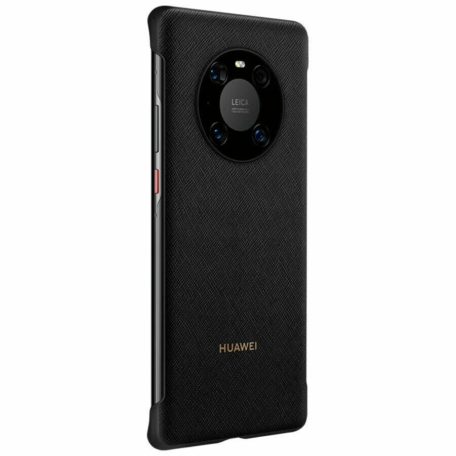 Funda de cuero original Huawei Mate 40 Pro (especial para edición trasera de vidrio) Foto 3 de 4