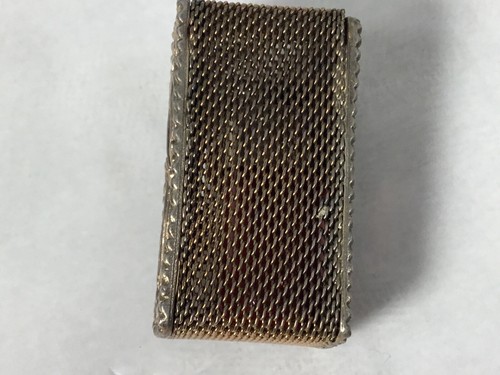 Contenitore scatola pillole in rete vintage strass - Foto 3 di 8