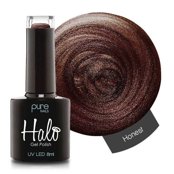 Pure Nails Halo UV LED Gel Nail Polish Festival of Lights (Honesty) 8ml