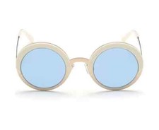 Just Cavalli JC904S 32V Gold White Round Metal Sunglasses Frame 50-29-140