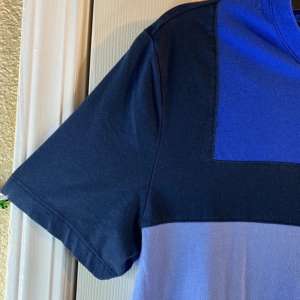 Alfani Para Hombres S PEQUEÑA T-Shirt Camiseta Geométrica Elastizada Adulto Calce Cómoda Delgada Informal  Foto 3 de 4