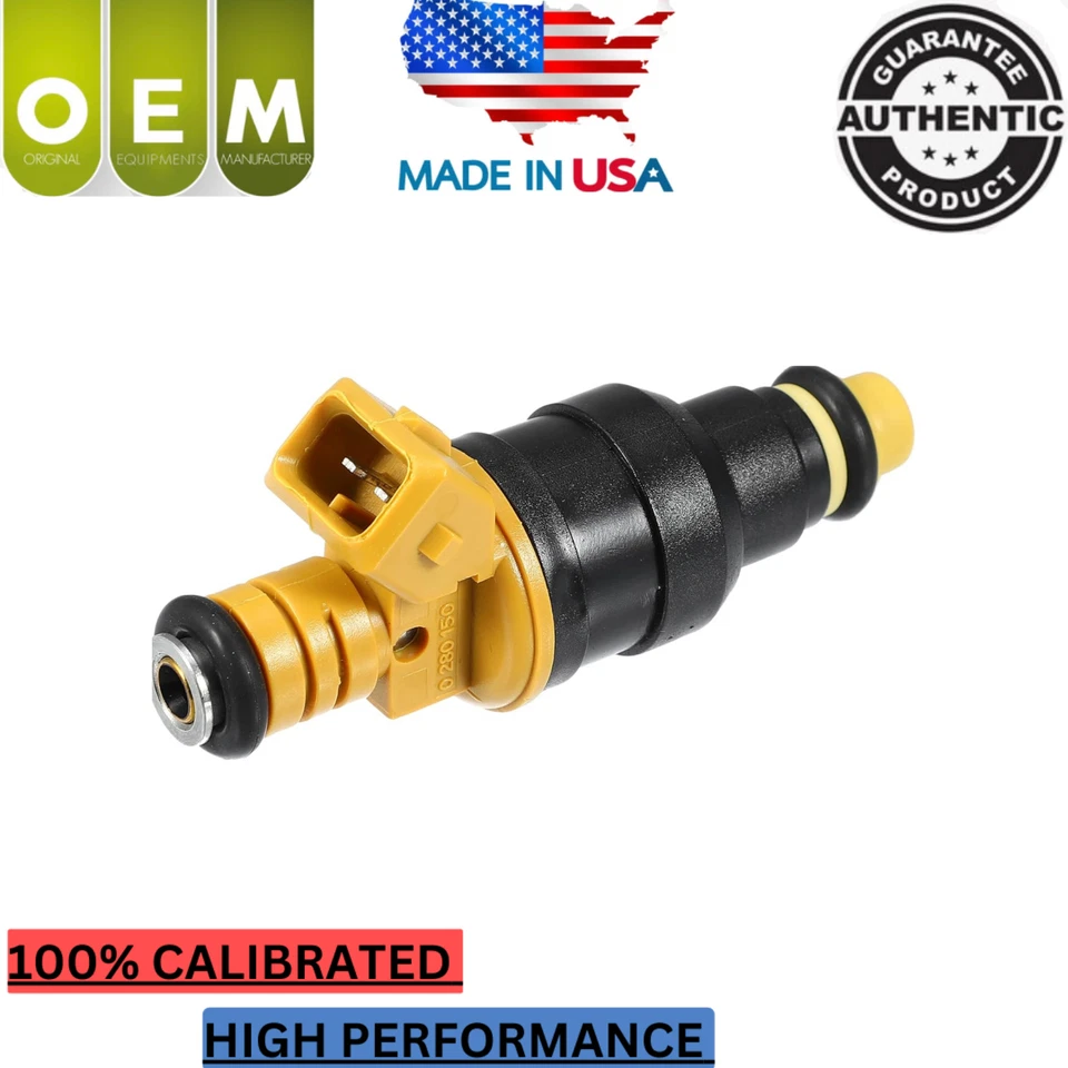 NEW x8 GENUINE BOSCH Fuel Injectors for 1988-1992 Ford F-350 5.8L V8 #0280150718 - Image 2 of 4