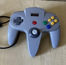 Nintendo 64 (NUS-005) Controller - Original Gray used Tested Works Fine