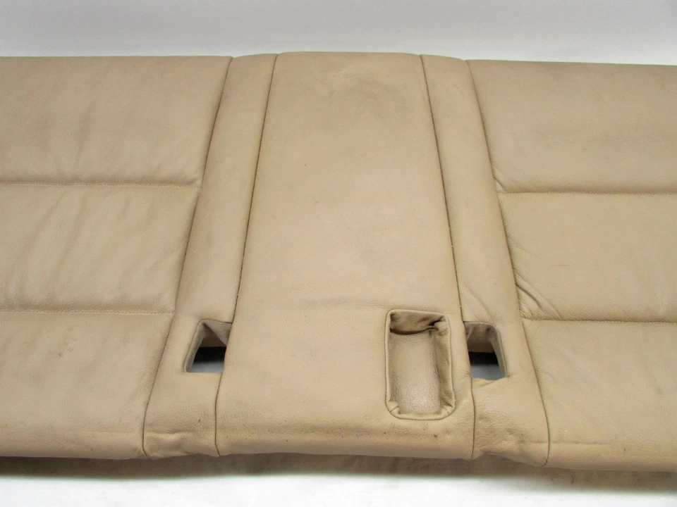 BMW 525XI 2006 asiento trasero banco inferior cuero tostado OEM 04 05 06 07 08 09 10 Foto 4 de 4