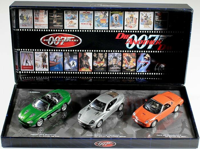 Minichamps 007 Die Another Day 劇中車３台 BRAND NEW JAMES BOND 007 Die Another Day JAGUAR, ASTON