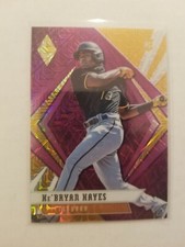 2021 Chronicles Phoenix Ke'Bryan Hayes RC #18 Purple Mojo Parallel 38/99 Pirates