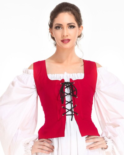 Renaissance Reversible Peasant Bodice - Picture 9 of 9