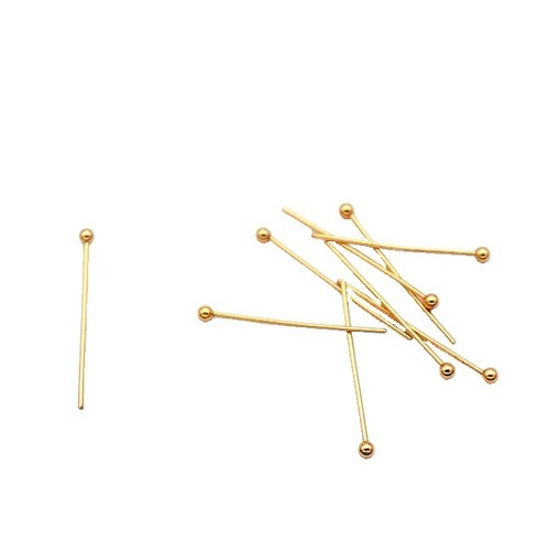 10 Pieces 21 Gauge Surgical Stainless Steel Headpins - 0.71mm, Flat Head End - Jewelry Making Supplies