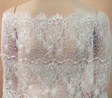 Sale Chantilly Floral Dancing Dress Lace Fabric Eyelash Costume Stretch Trim 1