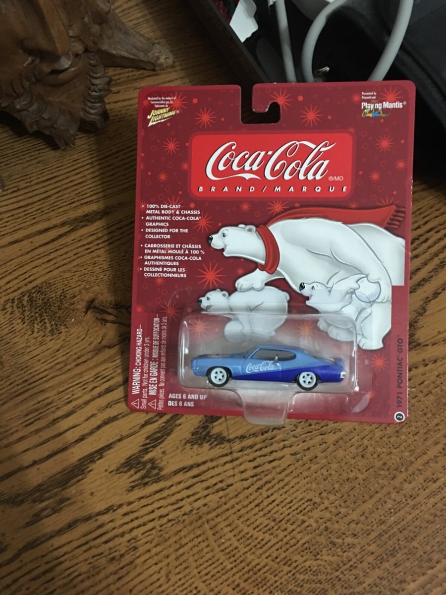 2004 Johnny White Lightning Coca Cola 71 Pontiac GTO- Polar Bear