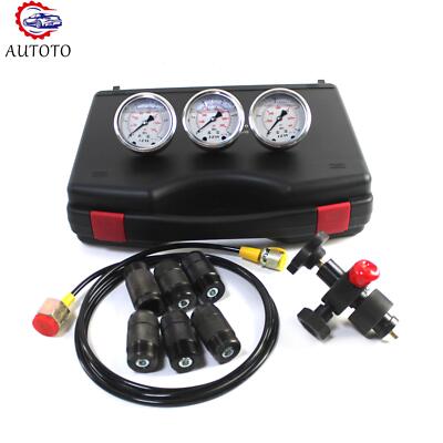 Hydraulic Gauge Test Kit Hydraulic Nitrogen Accumulator Charging Gauge System