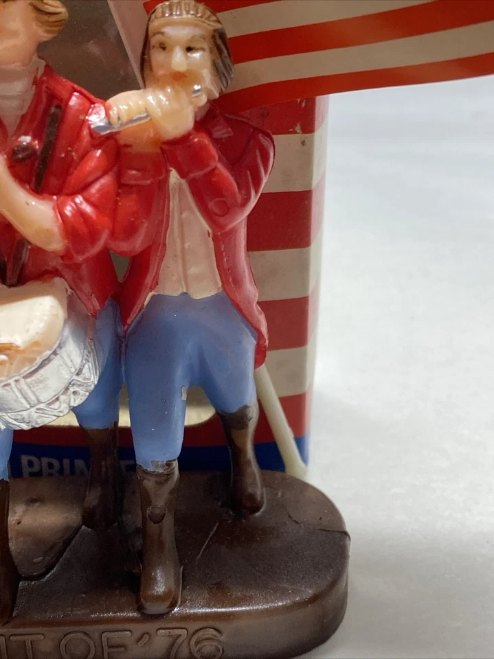 FIGURAS DE PLÁSTICO EL ESPÍRITU DEL 76 pintadas a mano hallazgo raro Foto 4 de 4