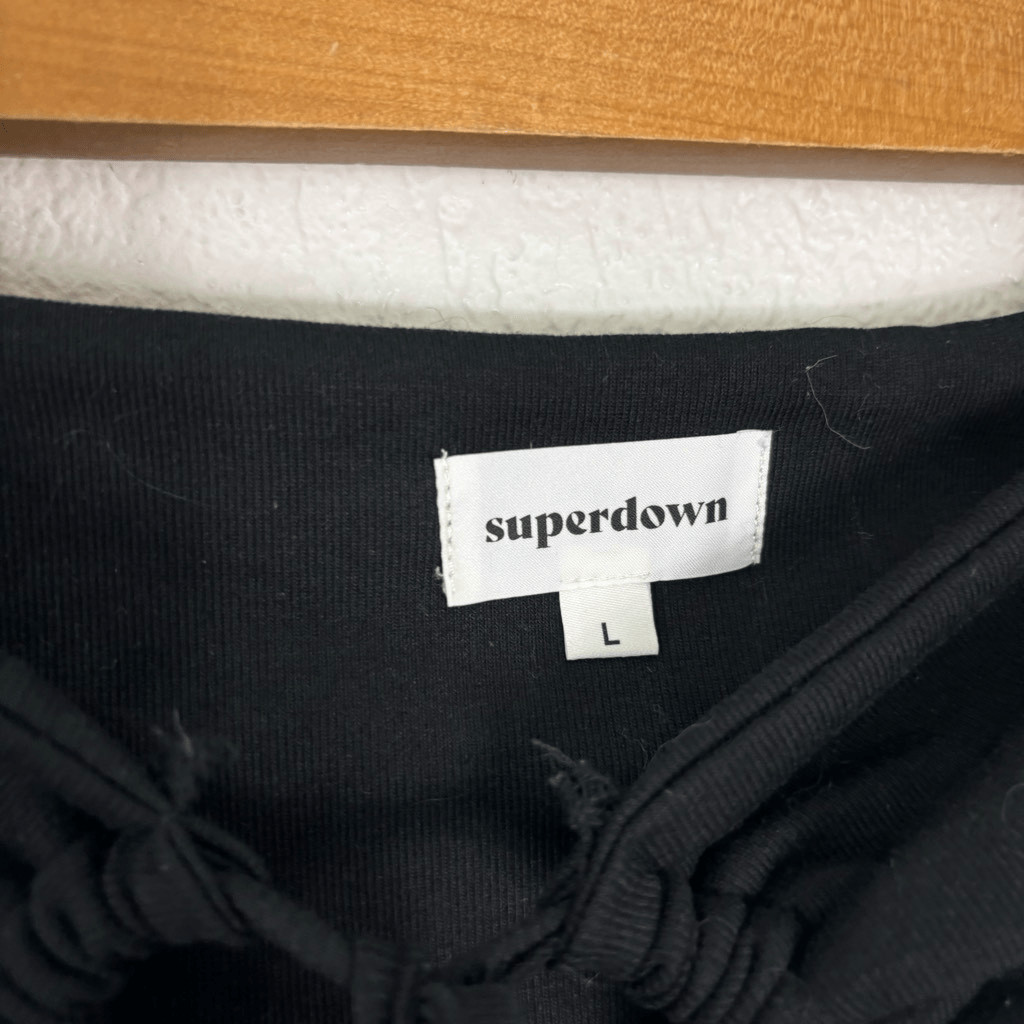 SuperDown Revolve Black Circle Cutout Front Bra C… - image 5